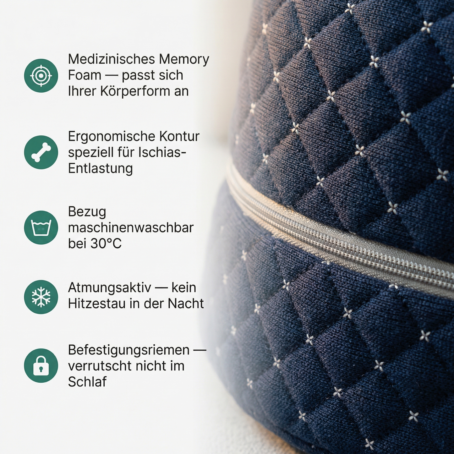 NUVIVA Ischias-Schlafkissen®