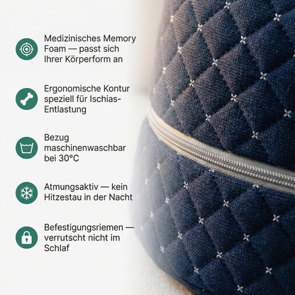 NUVIVA Ischias-Schlafkissen®