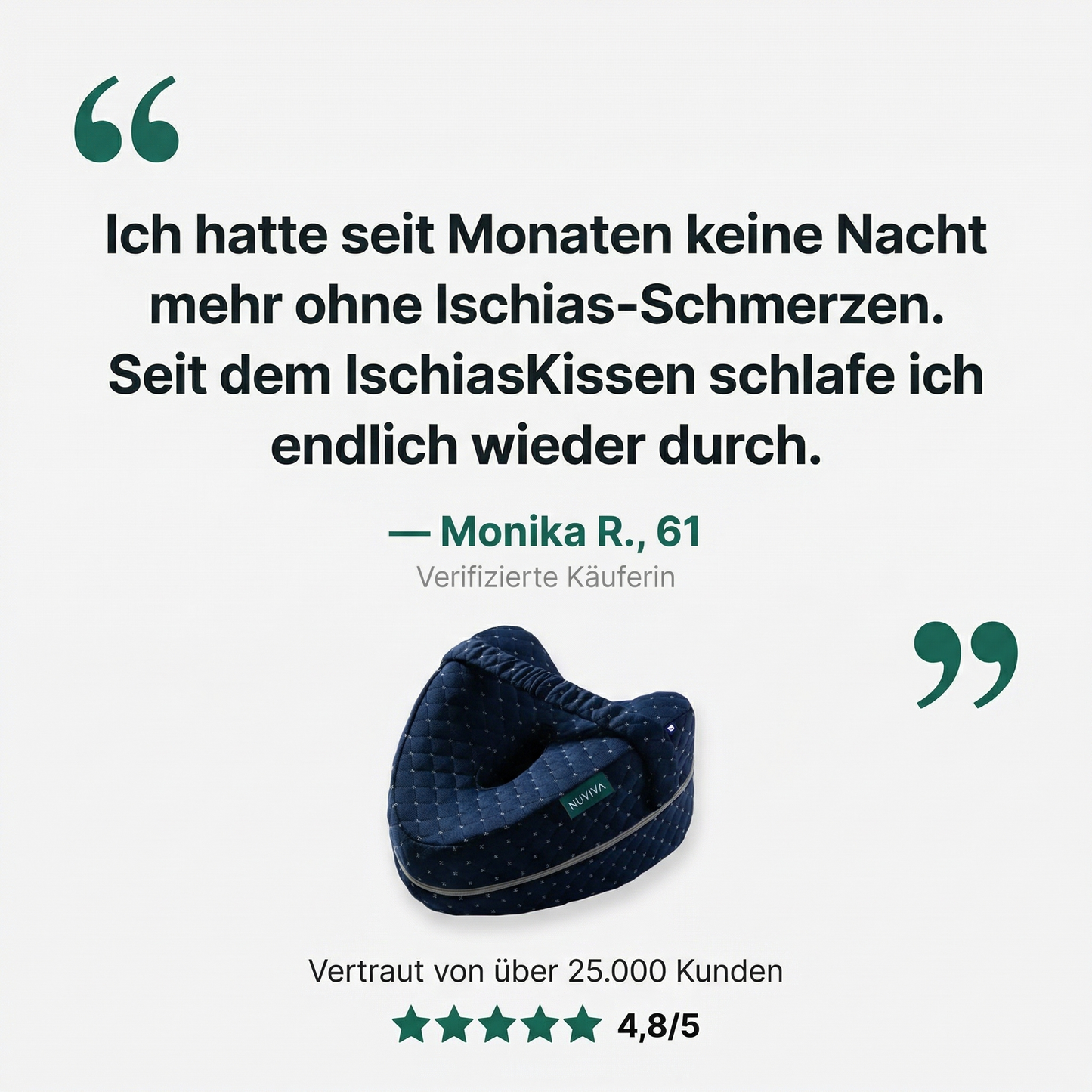 NUVIVA Ischias-Schlafkissen®